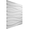 Ekena Millwork Swell EnduraWall Decorative 3D Wall Panel, White, 19 5/8"W x 19 5/8"H WP20X20SSWH - alternate 6